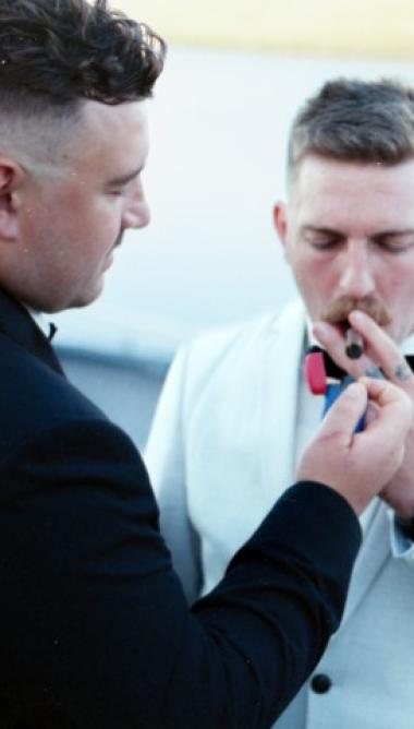 Film Wedding Pic Cigar 0`